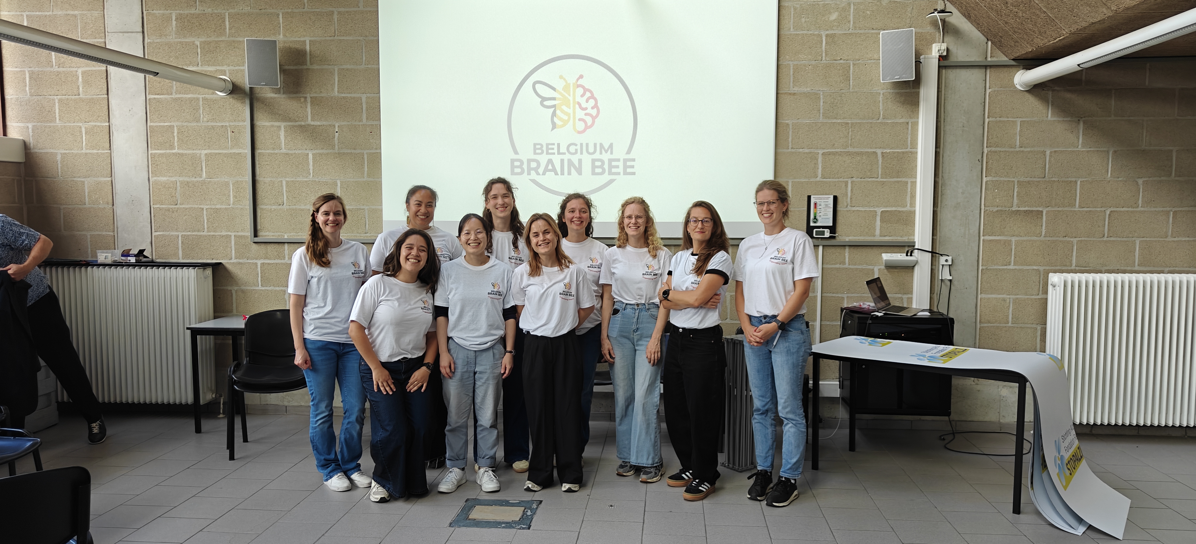 The volunteers behind Brain Bee Belgium