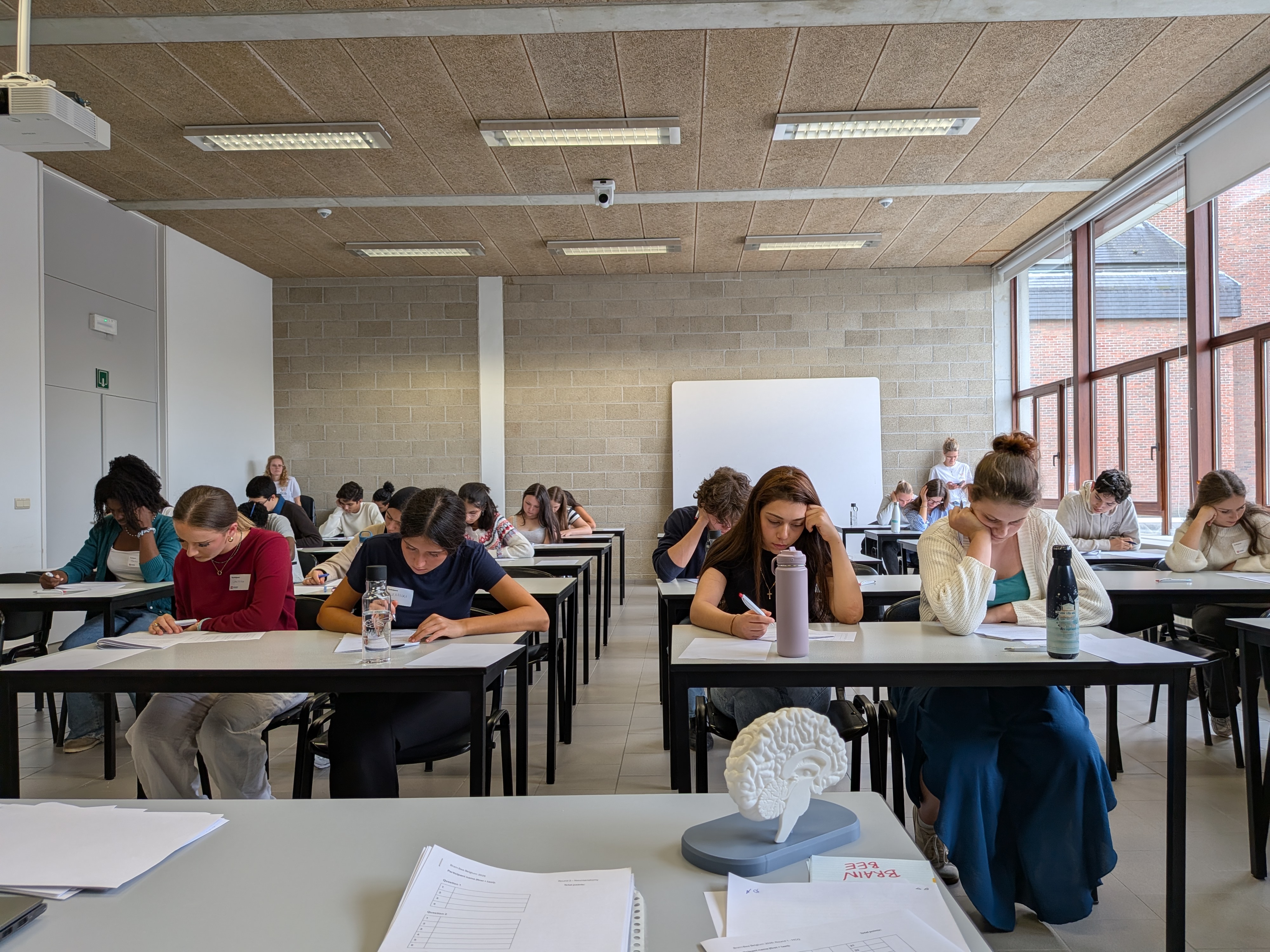 A sneak peek during the exam