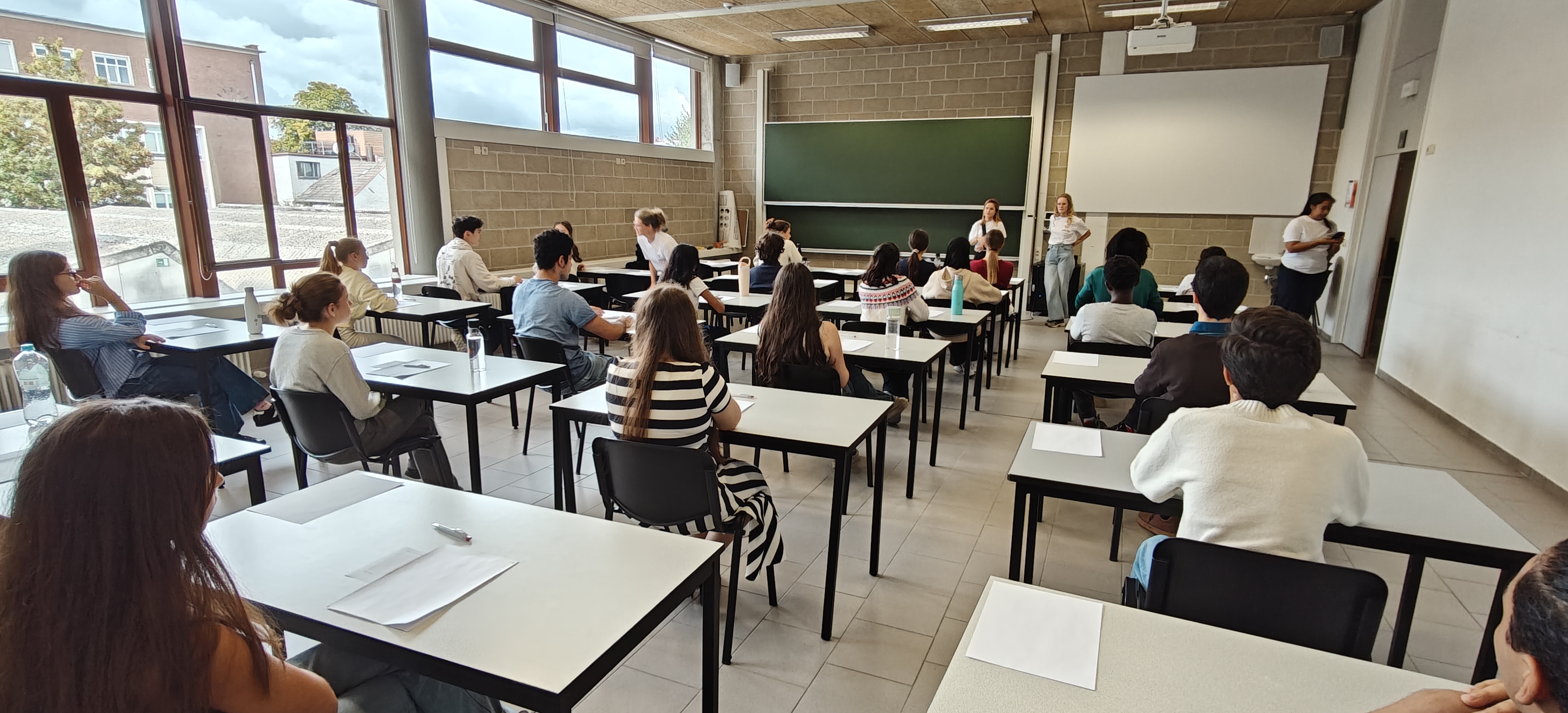 Another sneak peek during the exam